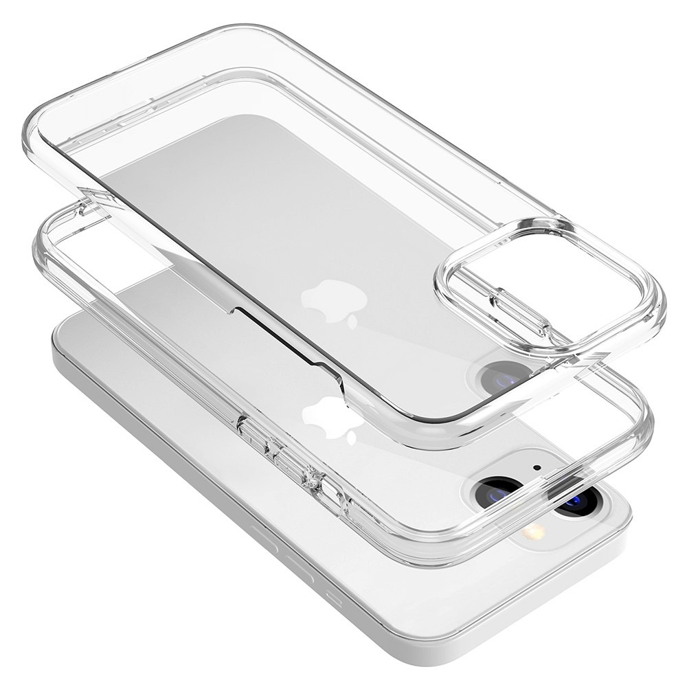 iPhone 15 Compatible Case Cover With Shockproof And Military-Grade Protection - Transparent