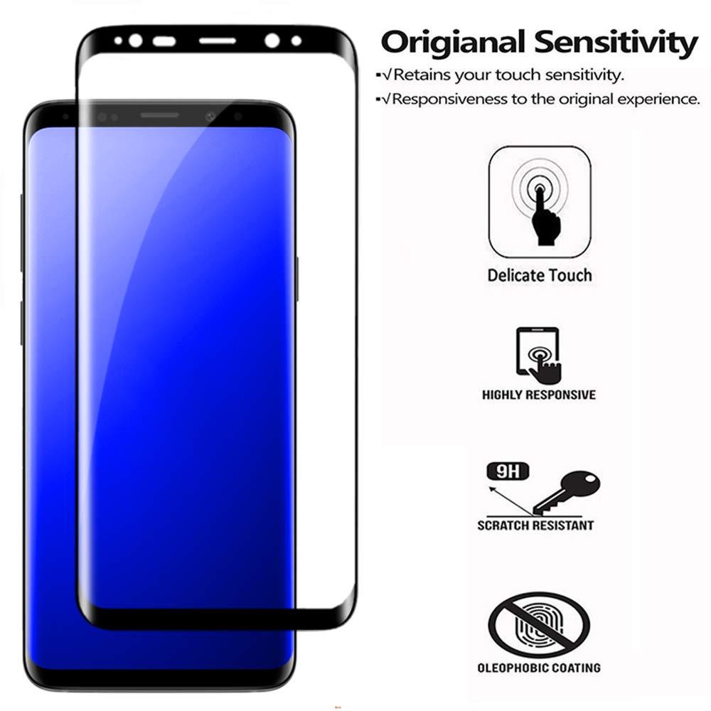 Full Glue Curved Tempered Glass Screen Protector Fit For Samsung Galaxy S9 Plus
