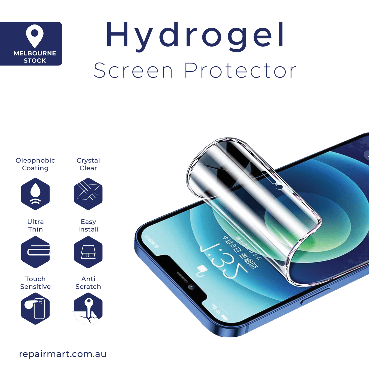 Full Coverage Ultra HD Premium Hydrogel Screen Protector Fit For Samsung Galaxy A Series Hydrogel Screen Protector - All Models