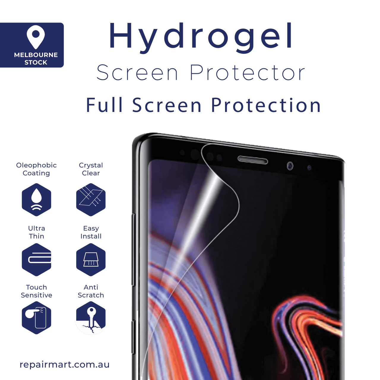 Xiaomi Redmi Note 11 Pro Compatible Premium Hydrogel Screen Protector With Full Coverage Ultra HD