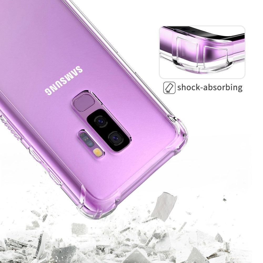 Samsung Galaxy S9 Plus Compatible Case Cover With Hybrid Crystal And Edge Bumper