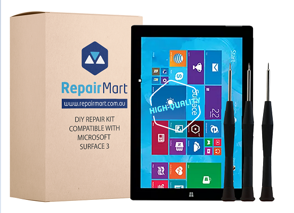 Fit For Microsoft Surface 3 Compatible Screen and LCD Replacement Assembly + Repair Kit