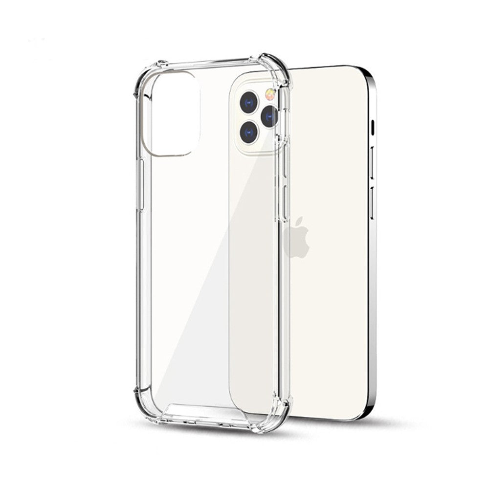 Crystal hybrid case with edge bumper, designed to fit for iPhone 13 Pro