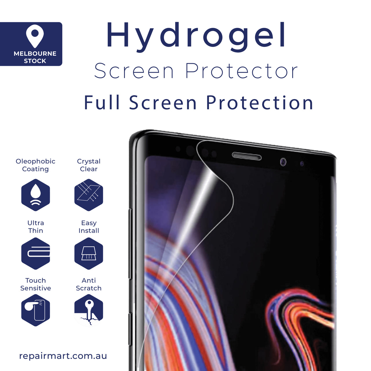 Asus ROG Phone 6 Compatible Premium Hydrogel Screen Protector With Full Coverage Ultra HD