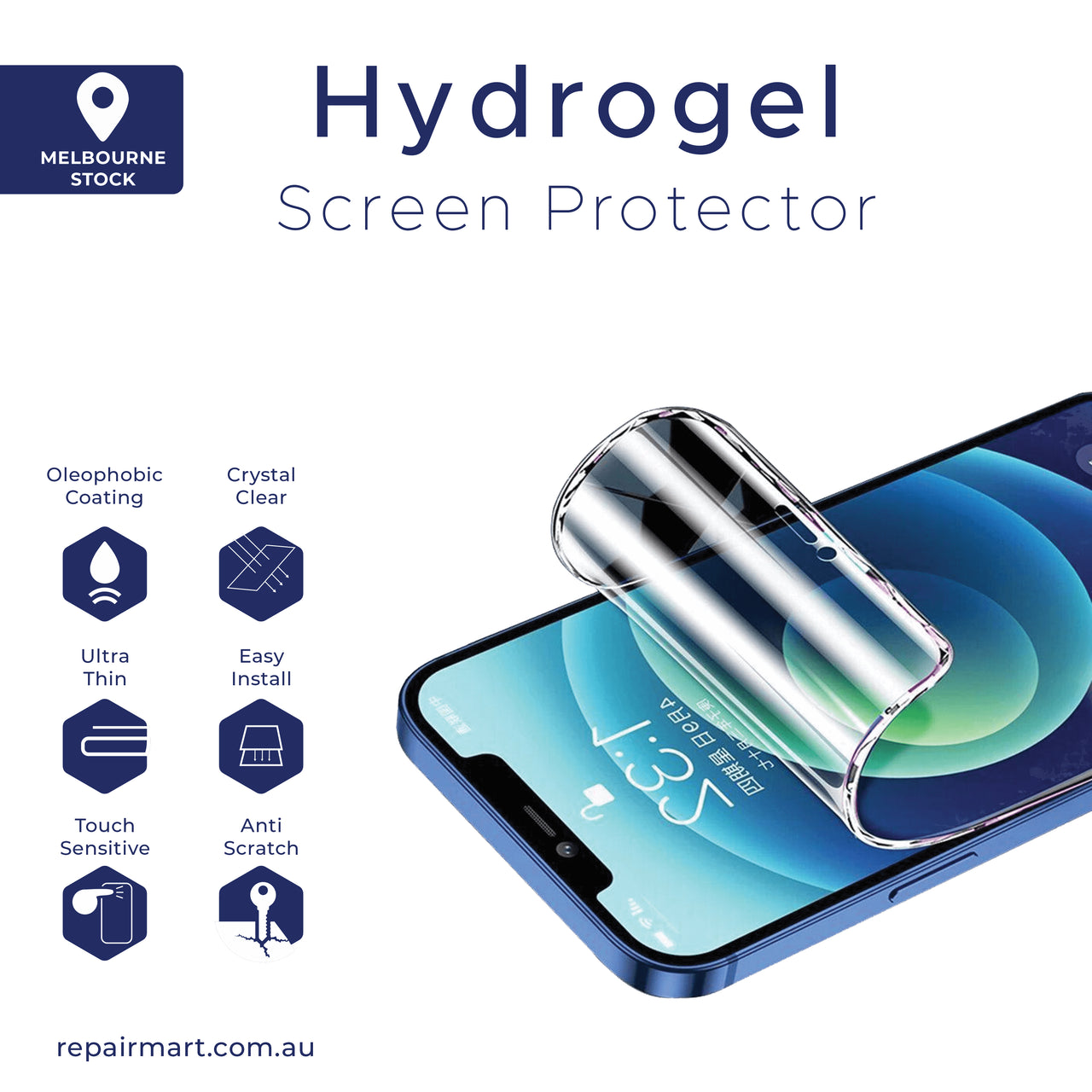 Motorola Edge 20 Pro (Motorola Edge S Pro) Compatible Premium Hydrogel Screen Protector With Full Coverage Ultra HD