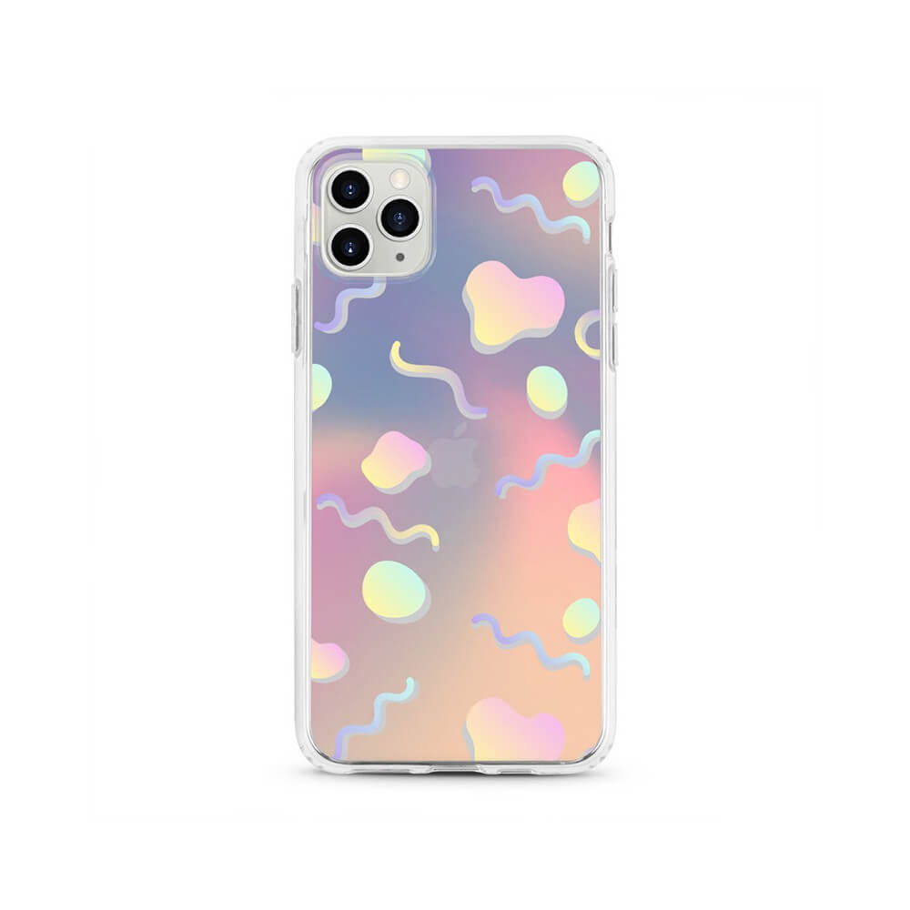 Aurora Laser Case With Holographic Pattern Fit For iPhone 12 Pro Max (6.7'')