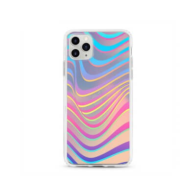 Aurora Laser Case With Holographic Pattern Fit For iPhone 12 mini (5.4'')