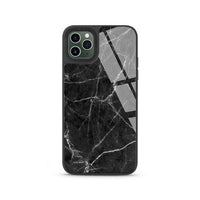 Thumbnail for Printed Marble Shockproof Case Cover with Tempered Glass: Compatible With iPhone 12 mini (5.4'') with Stylish Marble Design