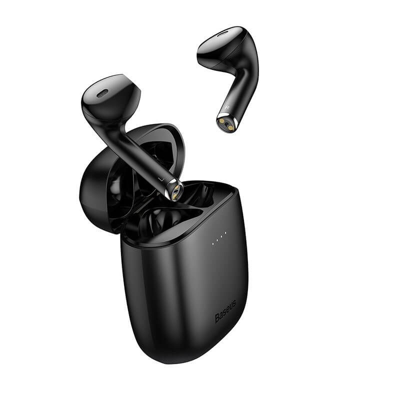 True Wireless Earphones with Bluetooth Technology - Fast Stable Connection, Secure Fit in Ear without Falling Off, Touch-Enabled Easy Operation, Dust & Water-Resistant