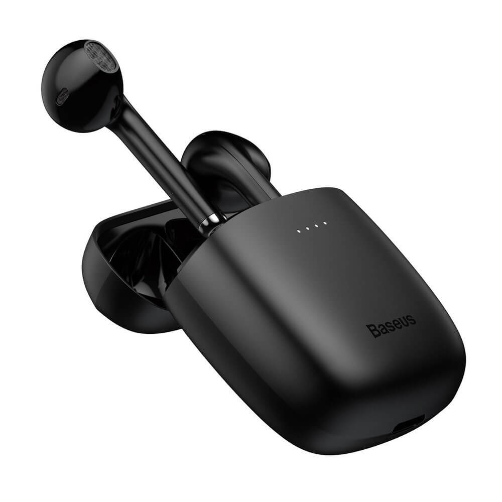 True Wireless Earphones with Bluetooth Technology - Fast Stable Connection, Secure Fit in Ear without Falling Off, Touch-Enabled Easy Operation, Dust & Water-Resistant