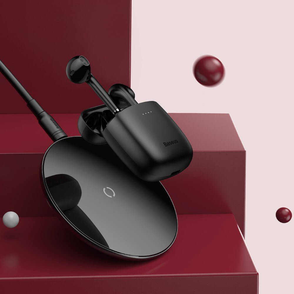 True Wireless Earphones with Bluetooth Technology - Fast Stable Connection, Secure Fit in Ear without Falling Off, Touch-Enabled Easy Operation, Dust & Water-Resistant