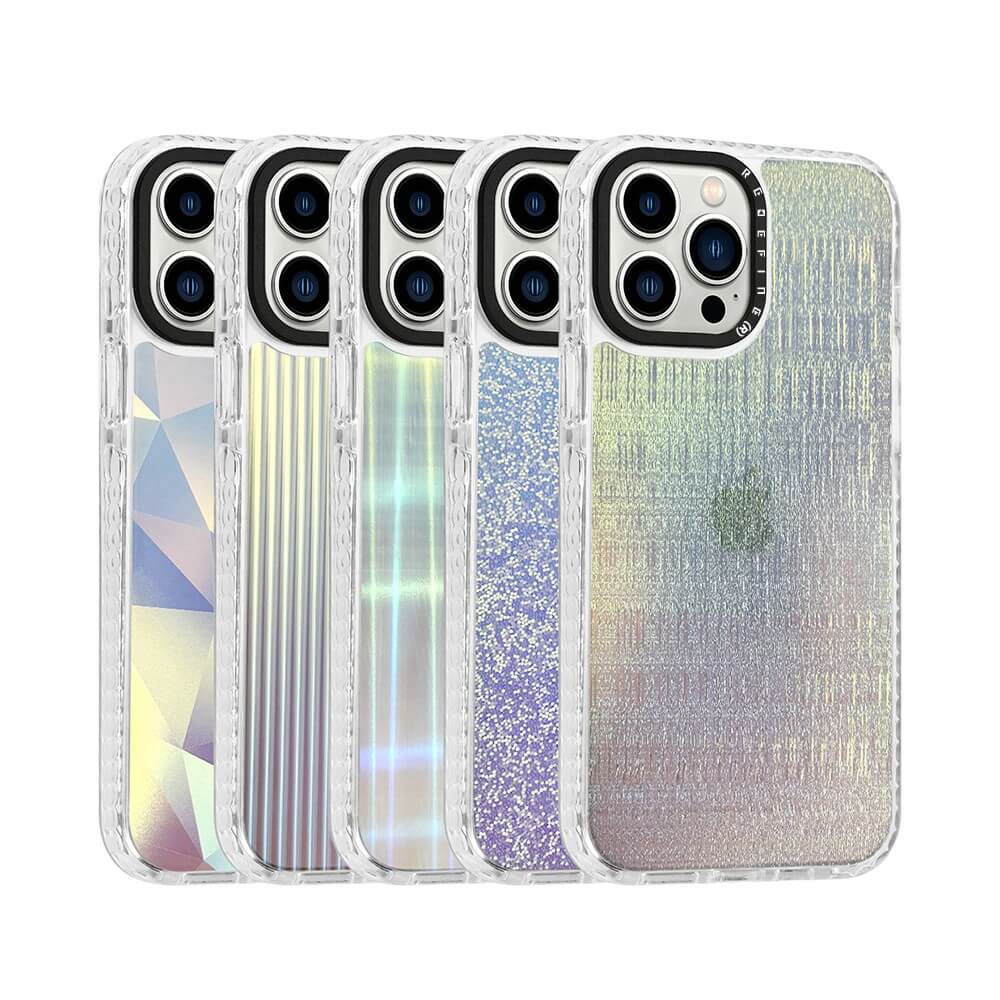 iPhone 14 Pro Max Compatible Case Cover With Transparent Iridescent