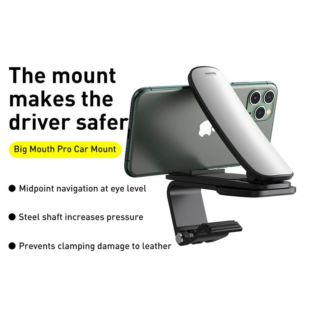 Big Mouth Pro Bracket Vehicle Mount Clip for the Dashboard